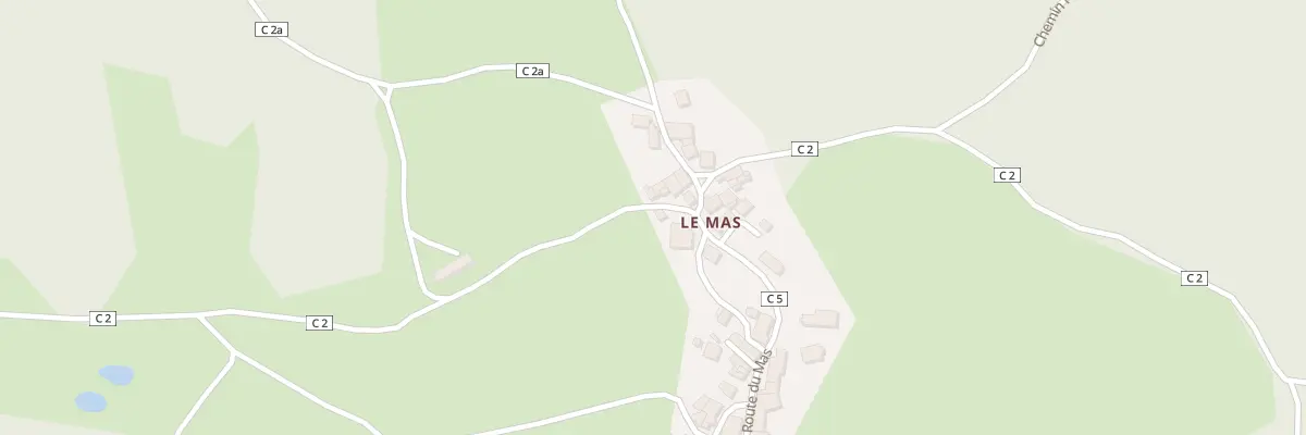 Plan du 5382 Le Mas à Saint-Victor-Montvianeix