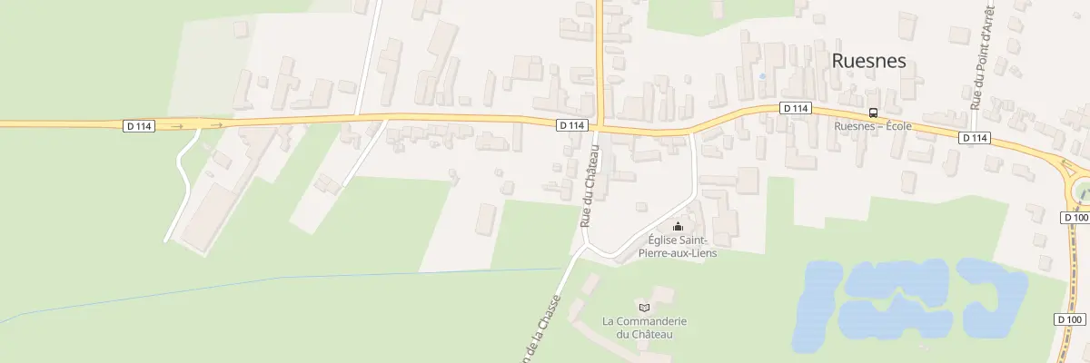 Plan du 6 Rue du Château à Ruesnes