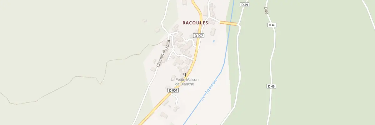 Plan du 5043 Racoules à Vebron