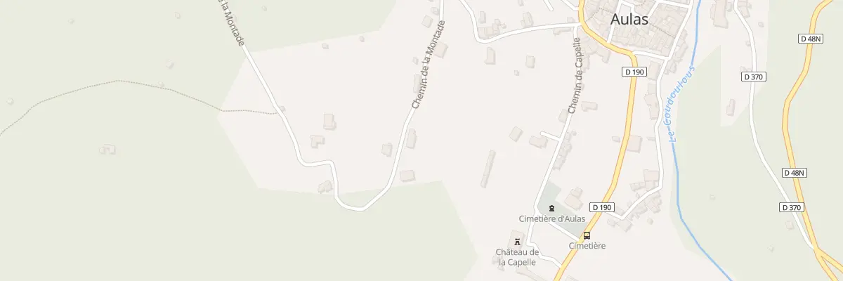 Plan du 5344 Che de la Montade à Aulas