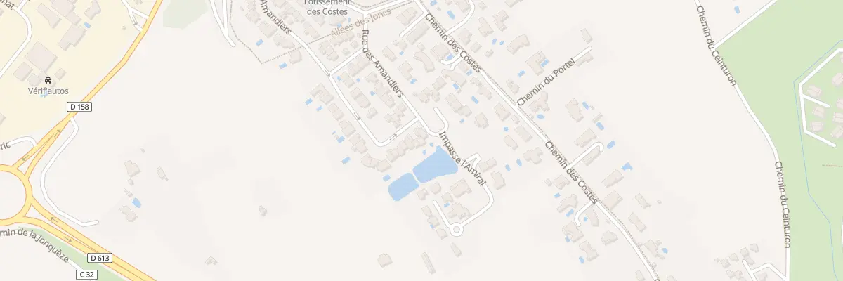 Plan du 64 Rue des Amandiers à Mèze