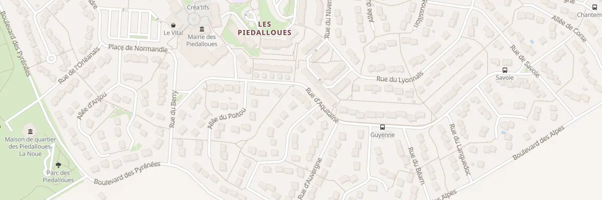 Plan du 20 Rue d’Aquitaine à Auxerre
