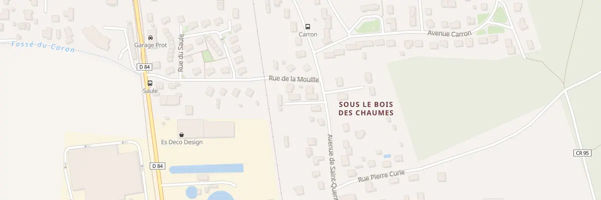 Plan du 2 Av de Saint Quentin à Monéteau