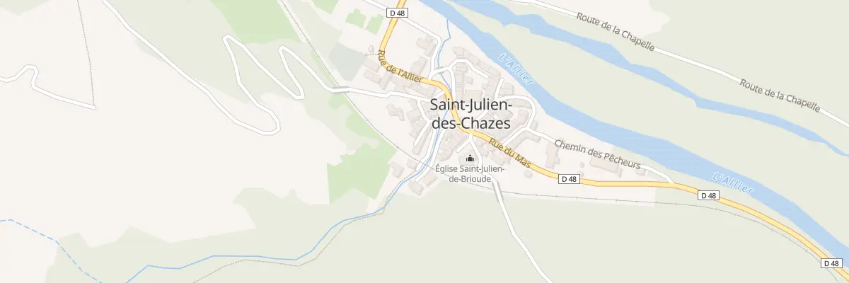 Plan du 5060 Le Bourg à Saint-Julien-des-Chazes