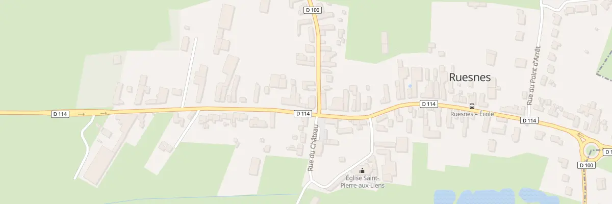 Plan du 2 Rue de Bermerain à Ruesnes