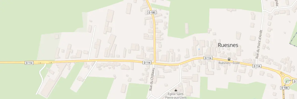 Plan du 1 Rue de Sepmeries à Ruesnes