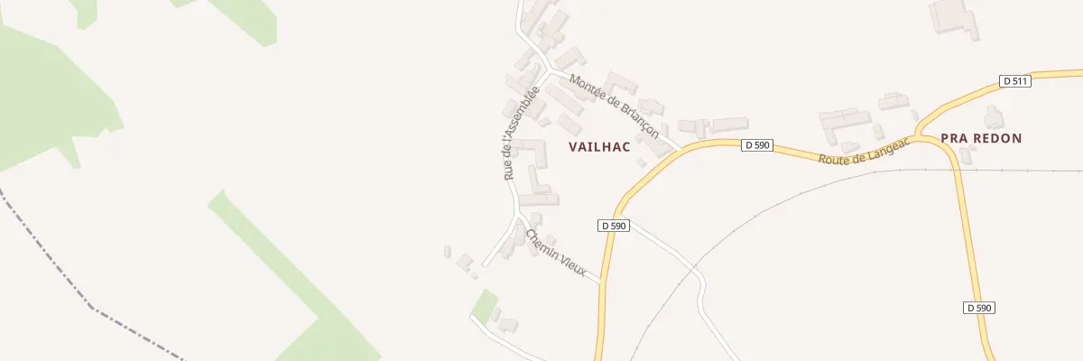 Plan du 18 Rte de Langeac à Vissac-Auteyrac