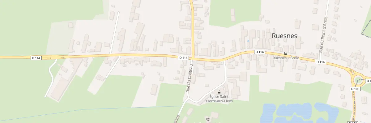 Plan du 1 Rue de Bermerain à Ruesnes