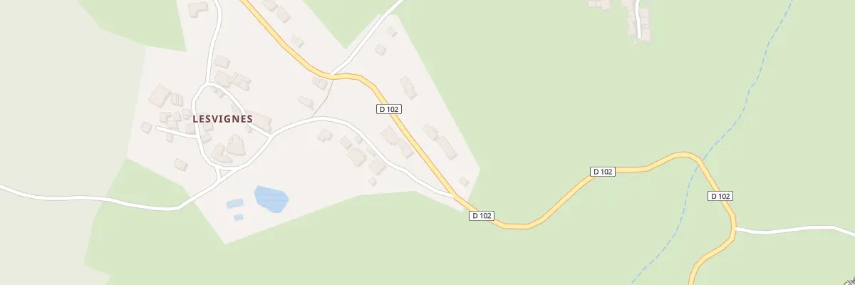 Plan du 5654 Lesvignes à Escoutoux