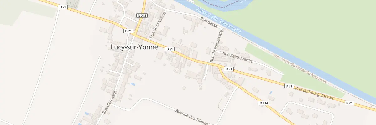 Plan du 14 Rue du Bourg Basson à Lucy-sur-Yonne