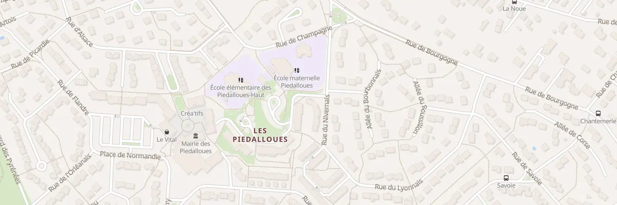Plan du 2 Pl de l’Ile de France à Auxerre