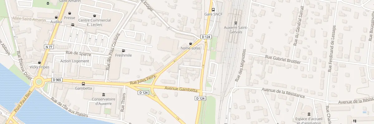 Plan du 9 Rue Léon Bourgeois à Auxerre
