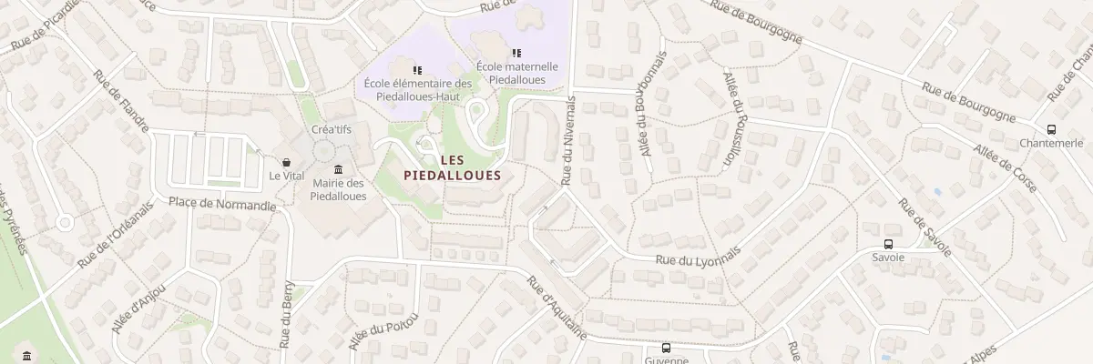 Plan du 2 Rue du Dauphiné à Auxerre