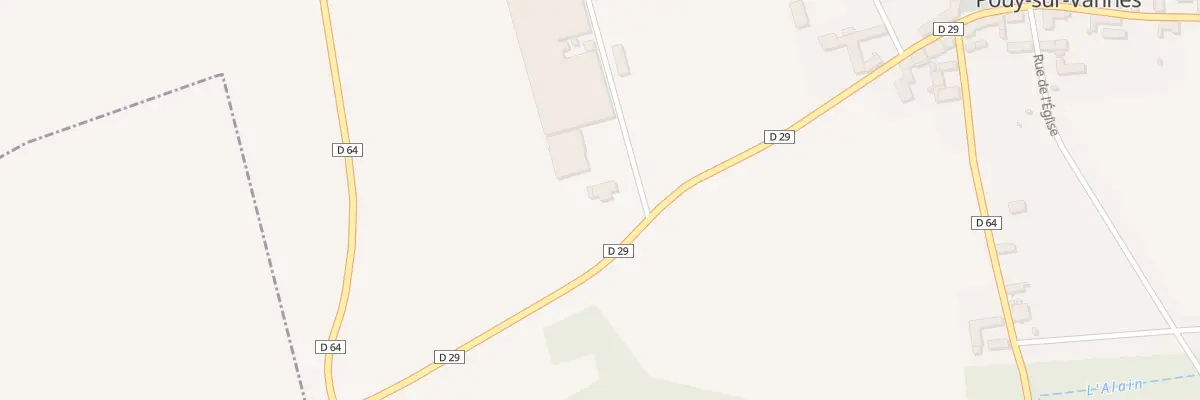 Plan du 13 Rue de la Chevalerie à Pouy-sur-Vannes