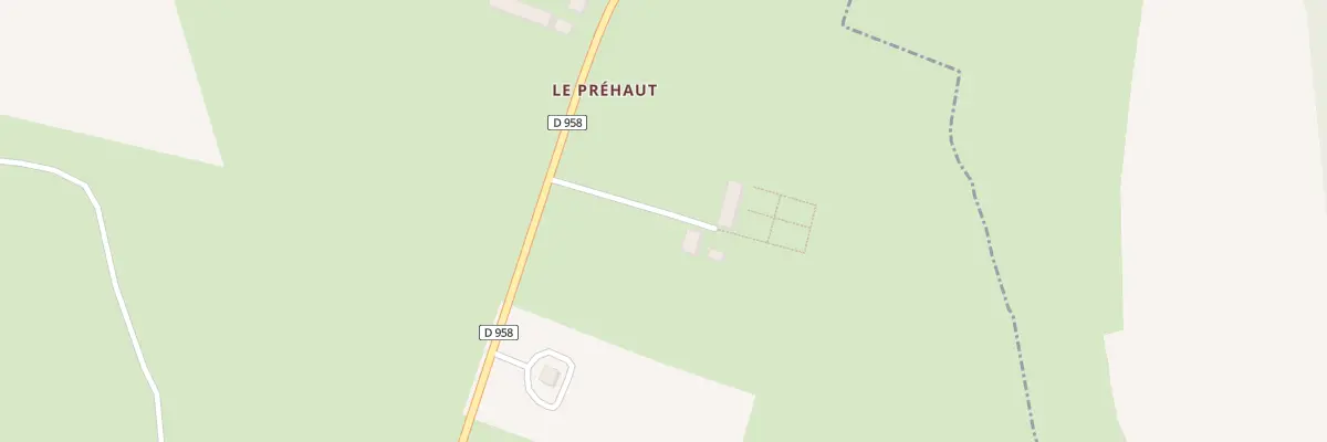 Plan du 1 Reserve du Preot à Saint-Maurice