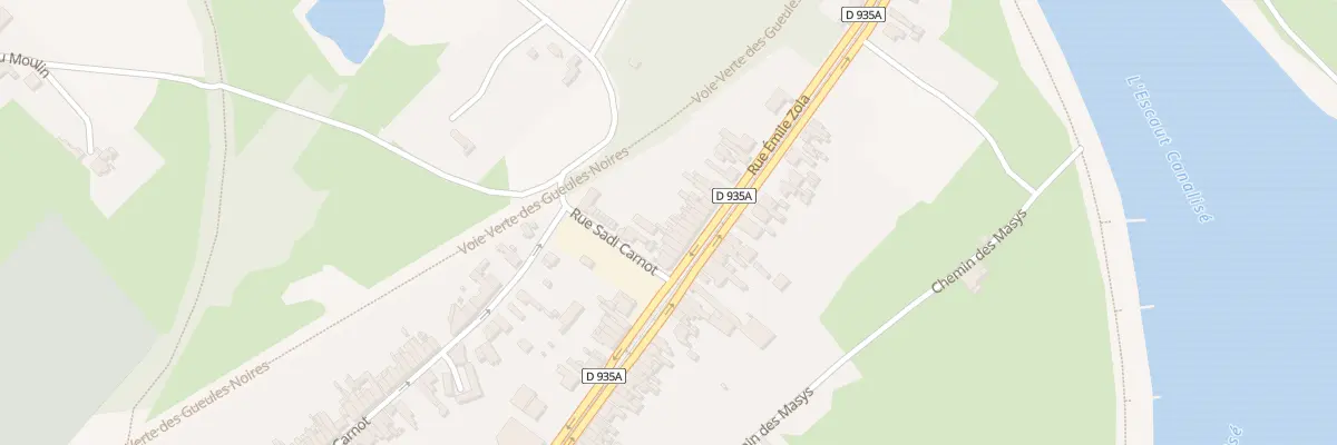 Plan du 163 Rue Emile Zola à Fresnes-sur-Escaut
