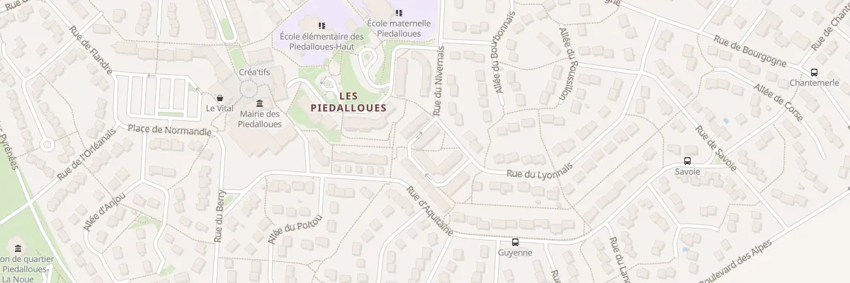 Plan du 5 Rue du Dauphiné à Auxerre