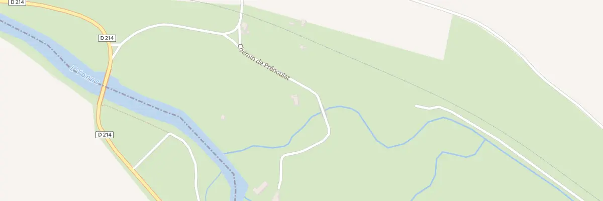 Plan du 9001 En Prenoulat à Crain