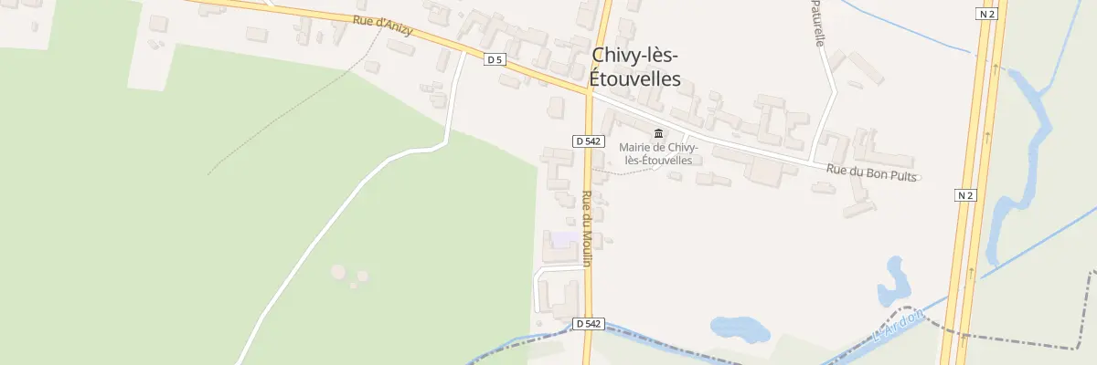 Plan du 11 Rue du Moulin à Chivy-lès-Étouvelles