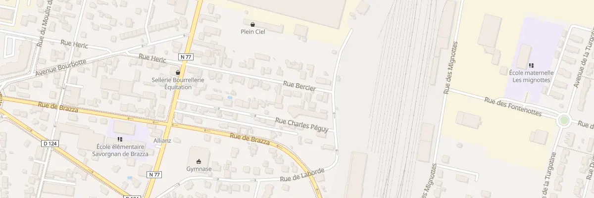 Plan du 14B Rue Bercier à Auxerre
