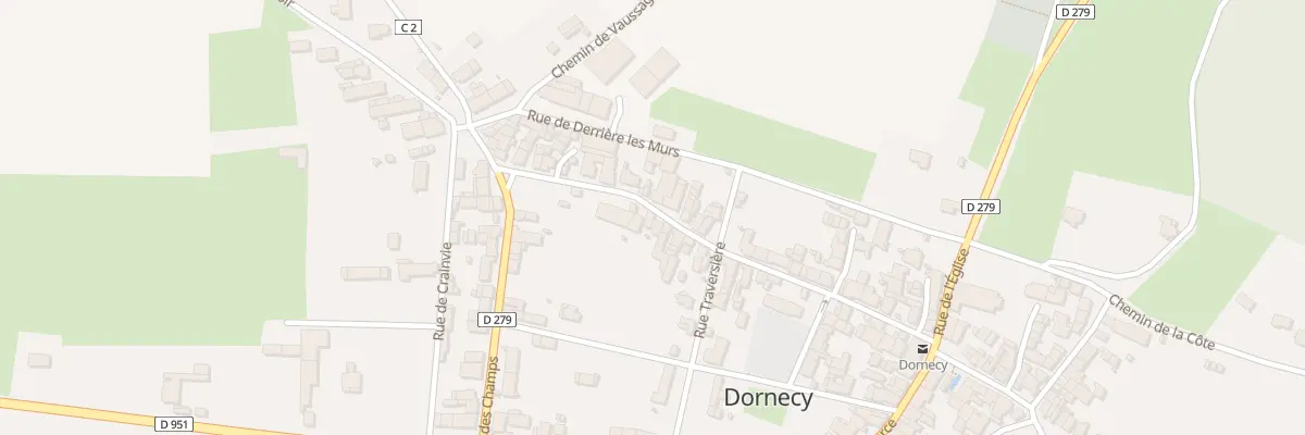 Plan du 33 Rue du Nord à Dornecy