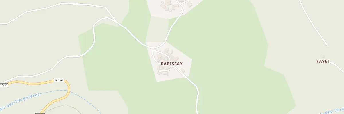 Plan du 5116 Rabissay à Escoutoux