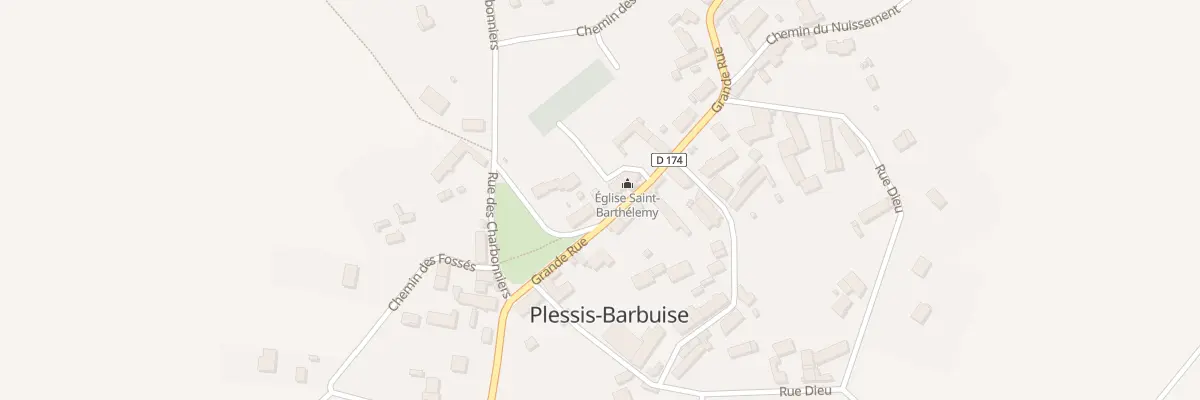 Plan du 13 Gr Grande Rue à Plessis-Barbuise