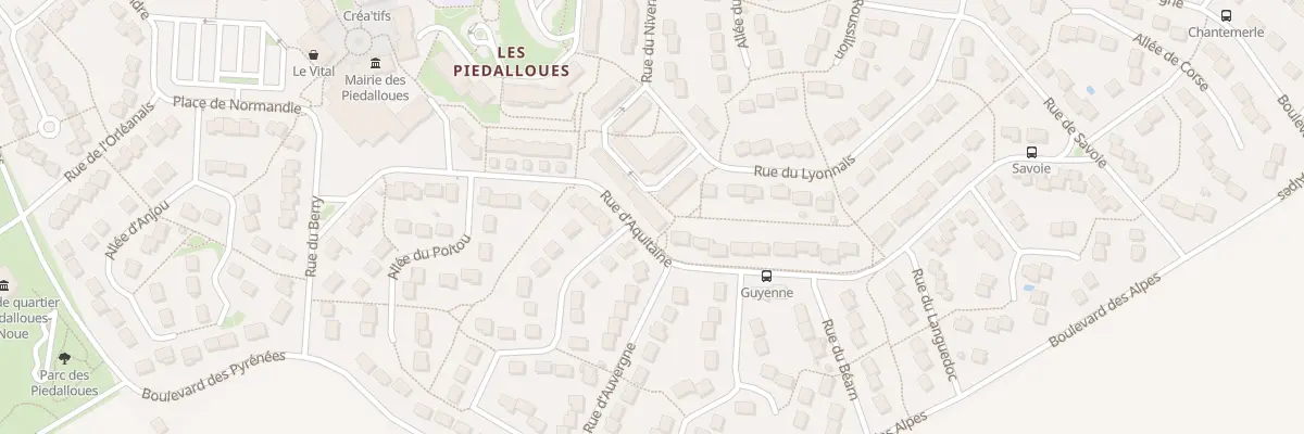 Plan du 25 Rue d’Aquitaine à Auxerre
