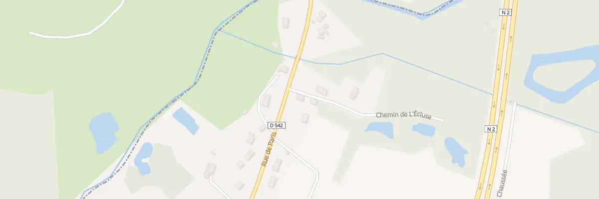 Plan du 6 Rue de l’Ecluse à Étouvelles