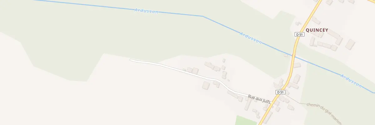 Plan du 10 Rue aux Juifs à Ferreux-Quincey