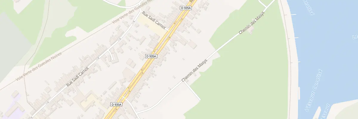 Plan du 154D Rue Emile Zola à Fresnes-sur-Escaut