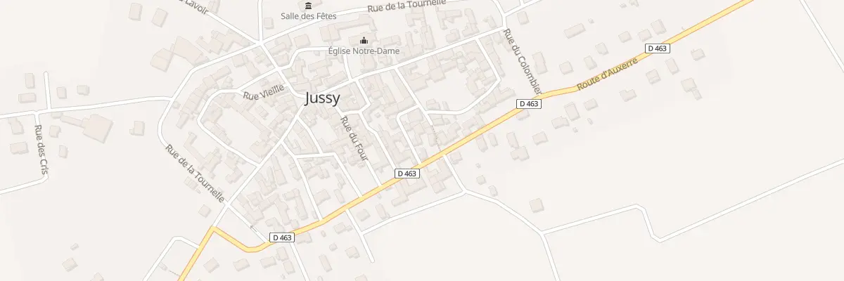Plan du 14 Rue des Fossés à Jussy
