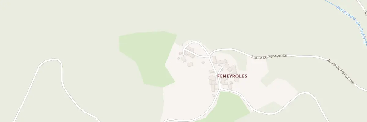 Plan du 5105 Fenerol à Cistrières