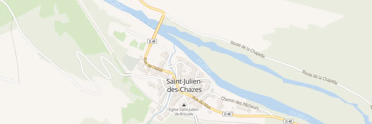 Plan du 5036 Le Bourg à Saint-Julien-des-Chazes