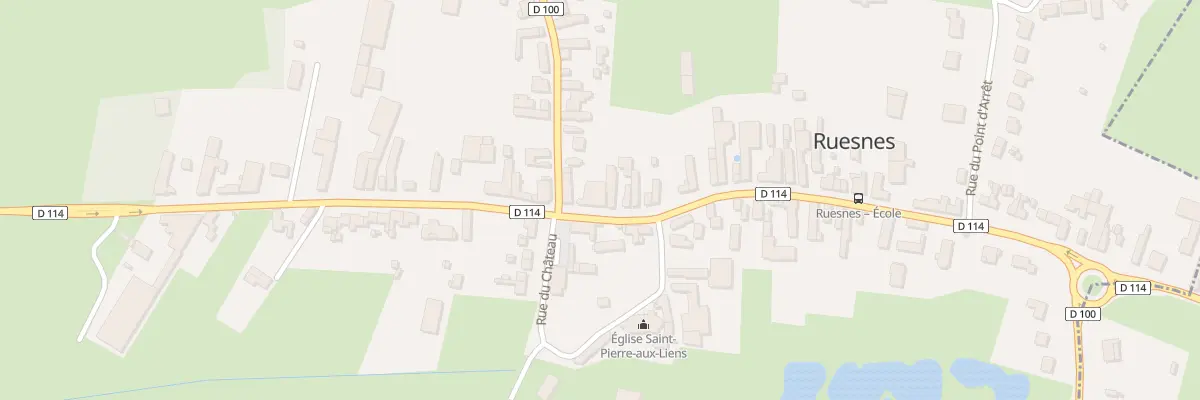 Plan du 1 Rue du Quesnoy à Ruesnes