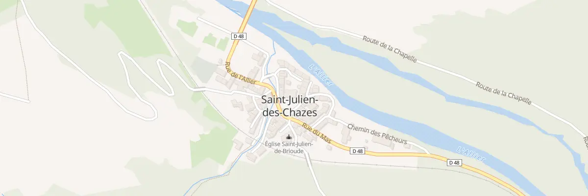 Plan du 5027 Le Bourg à Saint-Julien-des-Chazes