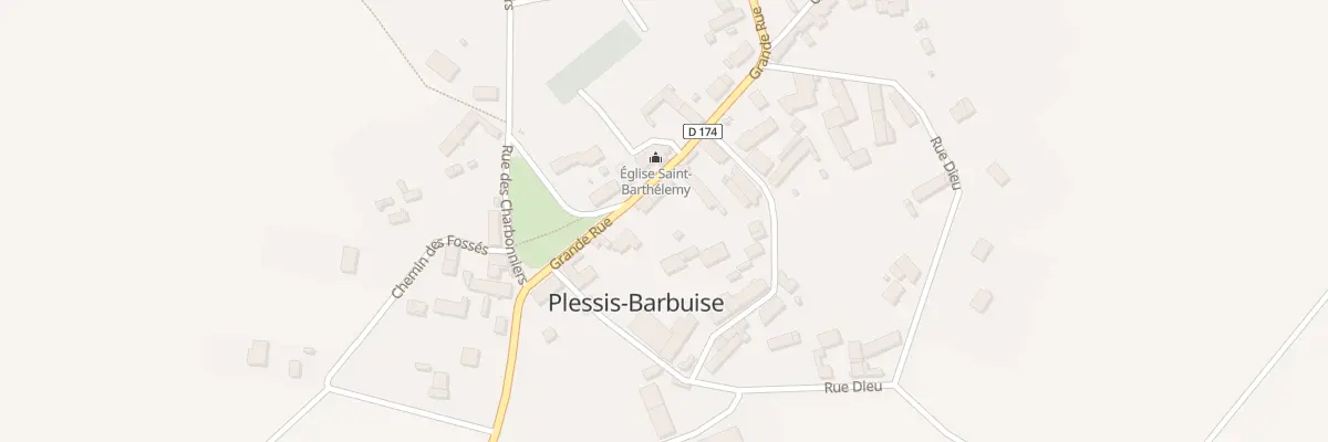 Plan du 16 Gr Grande Rue à Plessis-Barbuise