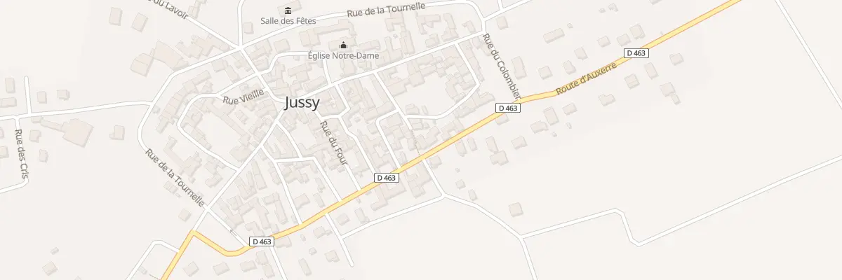 Plan du 10B Rue des Fossés à Jussy