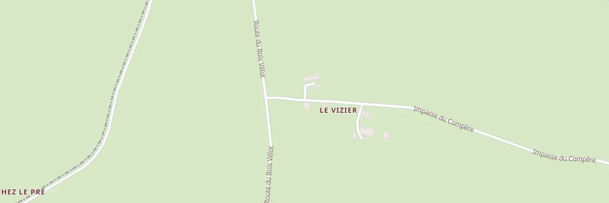 Plan du 5054 Le Vizier à Servilly
