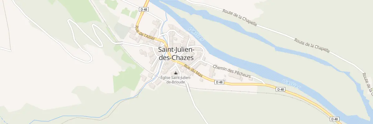 Plan du 5017 Le Bourg à Saint-Julien-des-Chazes