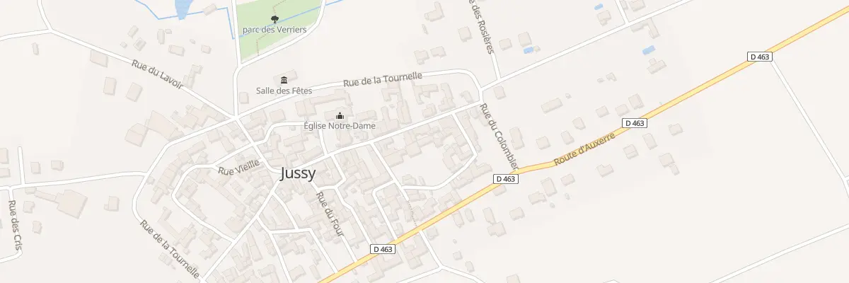 Plan du 7 Gr Grande Rue à Jussy