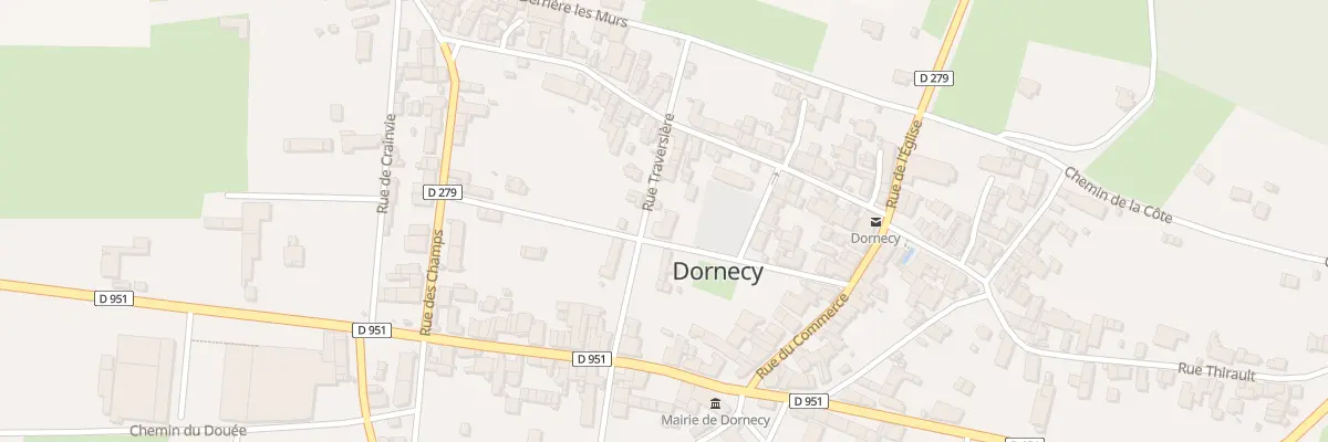Plan du 5 Rue Traversière à Dornecy