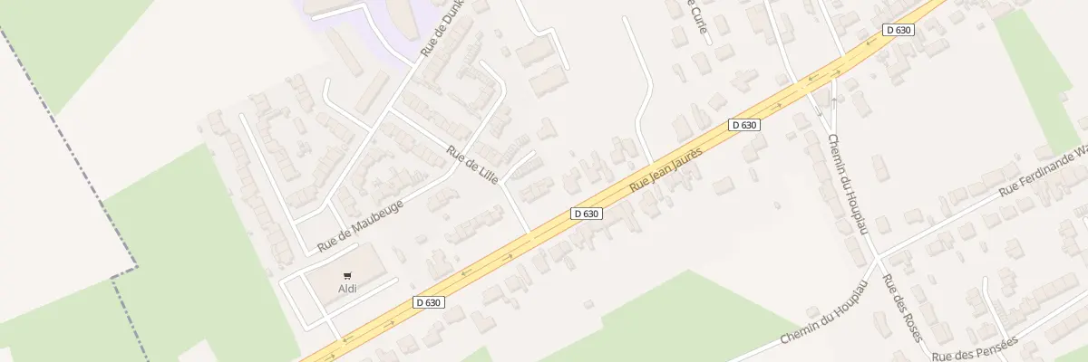 Plan du 45 Rue Jean Jaurès à Onnaing