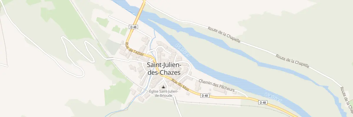 Plan du 5025 Le Bourg à Saint-Julien-des-Chazes