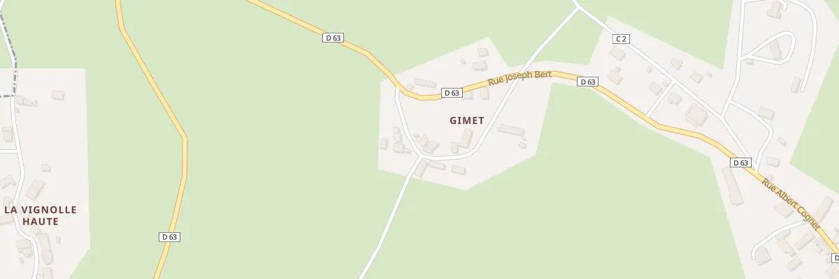 Plan du 5157 Gimet à Lachaux