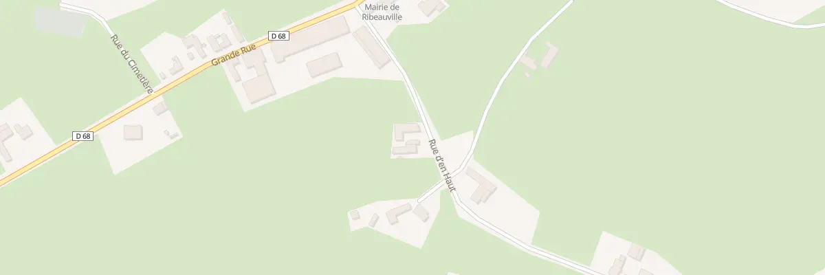 Plan du 2 Rue d’En Haut à Ribeauville