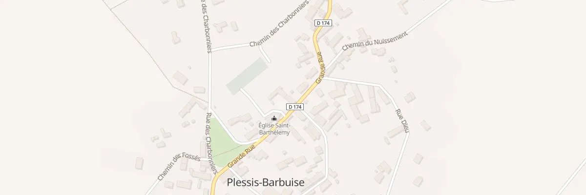 Plan du 15 Gr Grande Rue à Plessis-Barbuise