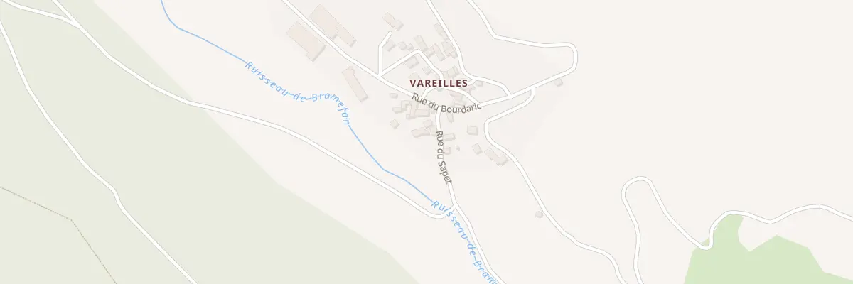 Plan du 5051 Vareilles à Lanuéjols