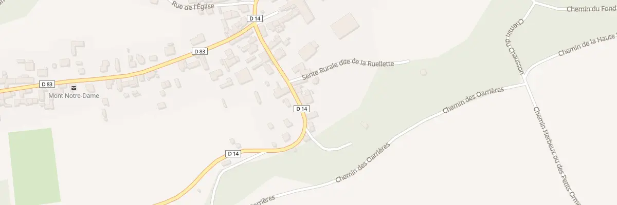 Plan du 11 Rue d’Aumale à Mont-Notre-Dame