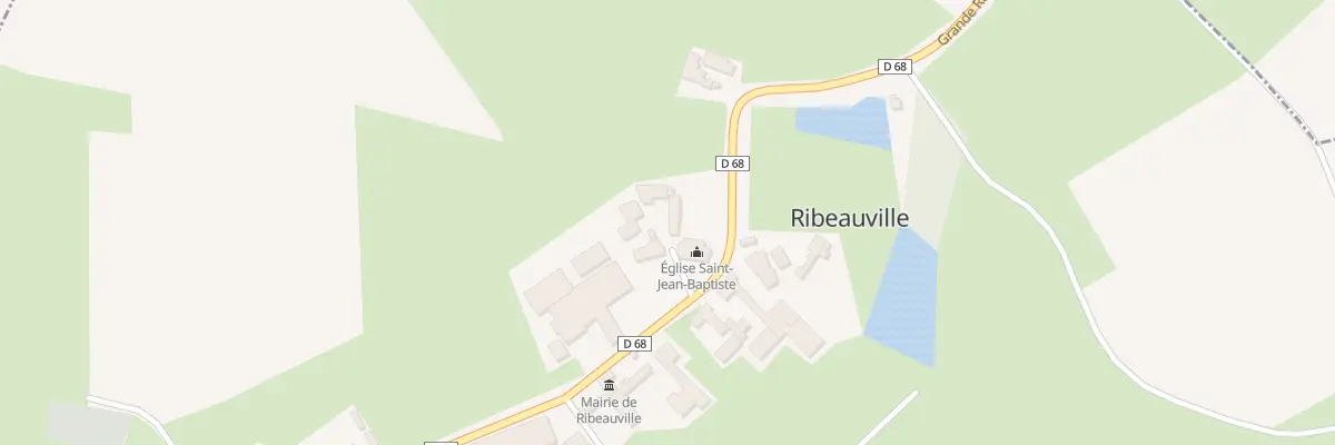 Plan du 2 Rue de l’Eglise à Ribeauville